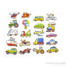 Vıga Toys Manyetik Taşıtlar - 20 Parça