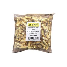 Baff Rg6 F Konnektör Gold Altın Sarı 100 Adet