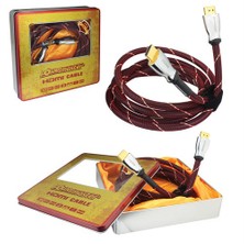 Powermaster Mk-2 Metal Kutulu Altın Uçlu 2 Metre Hdmi Kablo