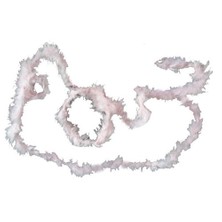 Pandoli 1,5 Metre Pembe Renk Tüylü İnce Otriş Boa 3 Cm