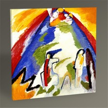 Tablo 360 Wassily Kandinsky Mountain Tablo 30X30