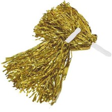 Pandoli 1 Çift Altın Renk Gösteri Ponponu