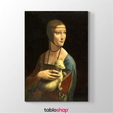 Tabloshop Leonardo Da Vinci - Erminli Kadın Tablosu