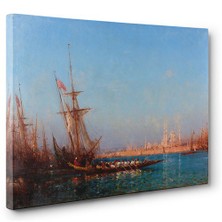 Tabloshop - Felix Ziem - View Of İstanbul Tablosu