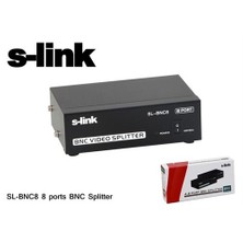 S-Link Sl-Bnc8 8 Ports Bnc Splitter