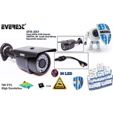 Everest Sfr-387 Sony Effio Ccd Sensör 700Tvl 30 Ledli Osd Menü Güvenlik Kamerası