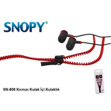 Snopy Sn-808 Kırmızı Kulak İçi Kulaklık