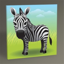 Tablo 360 Yavru Zebra Tablo 30X30