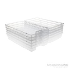 Galaksi Elit Lüks Seri 5'Li Erkek Ayakkabı Koruma Kutusu-Şeffaf