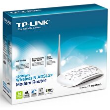 TP-LINK TD-W8951ND 150Mbps N Kablosuz 4-Port 5dBi Değiştirelebilir Antenli WPS ADSL 2/2+Modem/Router/AP