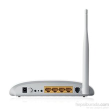 TP-LINK TD-W8951ND 150Mbps N Kablosuz 4-Port 5dBi Değiştirelebilir Antenli WPS ADSL 2/2+Modem/Router/AP