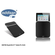 Addison 300709 Siyah/Gri 9` Tablet Pc Kılıfı