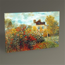 Tablo 360 Claude Monet Garden in Argenteuil Tablo 30 x 20
