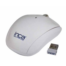 Inca IWM-111RMB Track Red Sensör Beyaz Kablosuz Nano Alıcılı Mouse