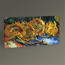 Tablo 360 Vincent Van Gogh Four Sunflowers Gone To Seed Tablo 60X30