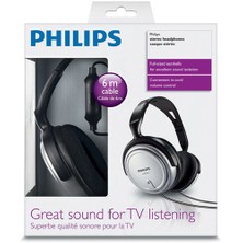 Philips SHP2500 Kulaküstü Kulaklık 6Mt Kablo ve Tv kulaklığı