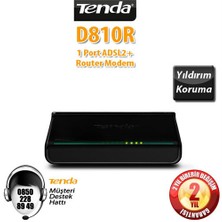 Tenda D810R ADSL2+ Modem Router 1 Port