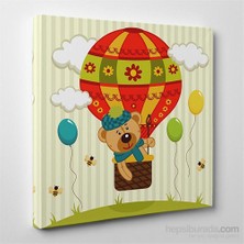 Tabloshop Uçan Ayı Kanvas Tablo