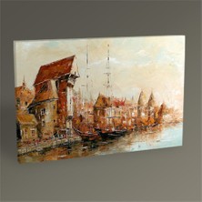 Tablo 360 Soyut Liman ii Tablo 30 x 20