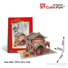 Cubic Fun 3D 29 Parça Puzzle Chinese Longxiang Tavern