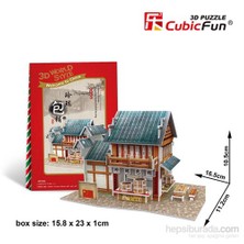 Cubic Fun 3D 39 Parça Maket Chinese Linglong Steamed Stuffed Bun Shop