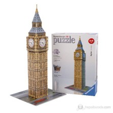 Ravensburger 3 Boyutlu 216 Parçalı Plastik Puzzle Big Ben Saat Kulesi-125548