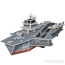 Cubic Fun 3D Puzzle 60 Parça Aircraft Carrier Charles De Gaulle