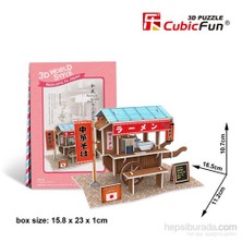 Cubic Fun 3D 31 Parça Japon Ramen Dükkanı Puzzle