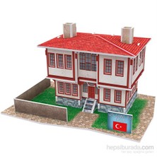 Cubic Fun 3D Türk Halk Evi 1 Karton Maket (26 Parça)