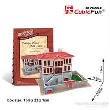 Cubic Fun 3 Boyutlu Tarihi Türk Evi Maket (18 Parça)