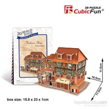 Cubic Fun 3D Fransız Mode Dükkanı Maket (31 Parça)