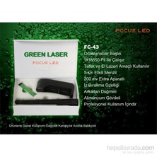 Focus-Fc.43 200Mw Profosyonel Şarjlı Yeşil Lazer