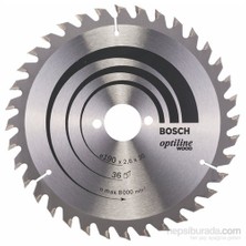 Bosch  - Optiline Serisi Ahşap İçin Daire Testere Bıçağı - 190 X 30 X 2,6 Mm, 36 Diş