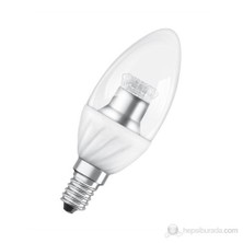 Osram Led Star Cl B Clear Dıadem 3,5W/827 E14- Klasik Şeffaf Mum Lamba Görünümlü Led Lamba- Sarı Işık