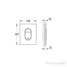 Grohe Arena Cosmopolitan Gömme Rezervuar Kumanda Paneli - 38844000