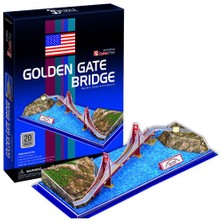 Cubic Fun Puzzle Golden  Gate Köprüsü (3 Boyutlu)