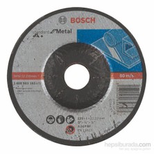 Bosch  - Standard Seri Metal İçin Bombeli Taşlama Diski (Taş) - A 24 P Bf, 125 Mm, 22,23 Mm, 6,0 Mm