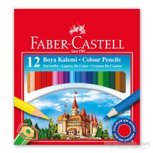 Faber-Castell Karton Kutu Boya Kalemi 12 Renk Yarım Boy 5171116412