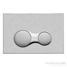 VitrA Sirius 740-0485 Kumanda Paneli, Mat Krom - Parlak Krom