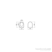 VitrA Nest Trendy 89-003-009 Klozet Kapağı
