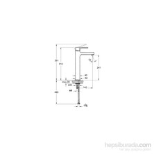 Artema Q-Line A40798 Yüksek Lavabo Bataryası Krom