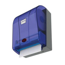 Palex 3490-1 Otomatik Havlu Dispenseri 21 CM Şeffaf Mavi