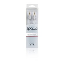 Spada Aux Audio Kablo 2*3,5 Mm Jack | 100 Cm (Beyaz)