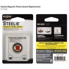 Nıte Ize Steelıe Small Magnet / Küçük Mıknatıs Soket Telefon Tutucu Stsm-11-R7 - 029989