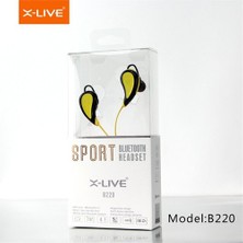 X-Live B220-Y Headset  Sport Hd Music Voice Prompt V4.1 Bluetooth Kulaklık