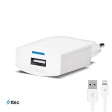 Ttec Compact Seyahat Şarj Cihazı iPhone Uyumlu 5/5s/6//6 Plus (1000mAh)