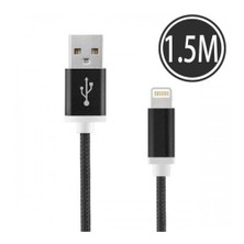 Sfm Lightning Usb Örgü Kablo 1.5Mt. Siyah