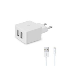 Ttec Quantum Duo Mfi Seyahat Şarj Cihazı 1A+2.4A
