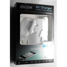 Dexim Dca055 iPhone Uyumlu 3 /3S /4/ 4S Ipad /2 /3 / 4 Universal Seyahat Şarjı (İngiliz ve TR Priz Girişli)