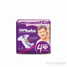 Canbebe Bebek Bezi Süper Ekonomi 4'lü Paket 4 Beden 96 Adet